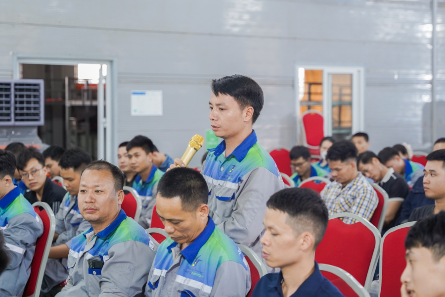 Taiyo Energy - cán bộ công nhân chia sẻ
