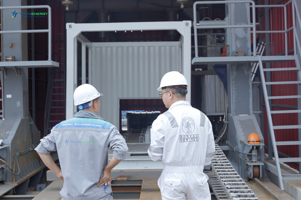 Bureau Veritas thực hiện kiểm định Container BESS do Taiyo Energy sản xuất Bureau Veritas thực hiện kiểm định Container BESS do Taiyo Energy sản xuất