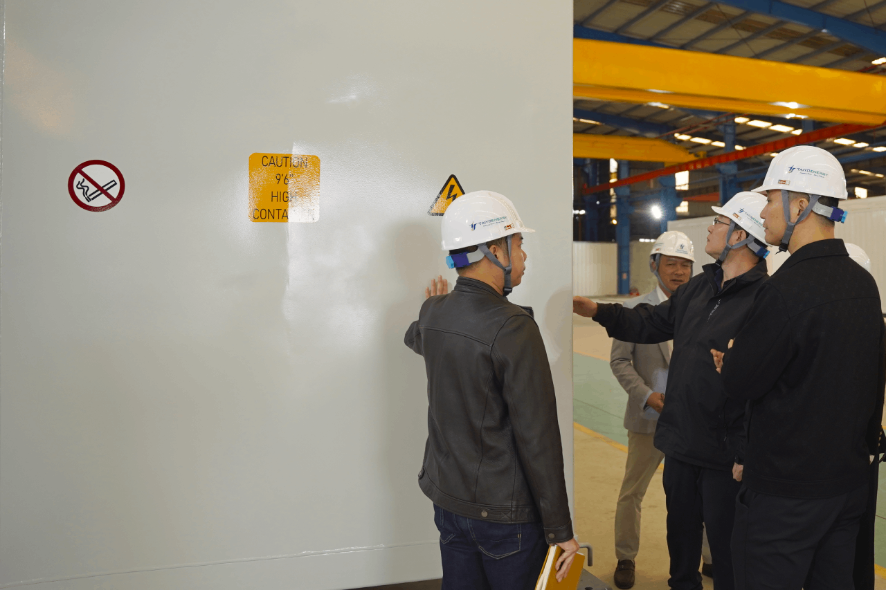 Container BESS do Taiyo Energy sản xuất được kiểm soát chất lượng nghiêm ngặt Container BESS do Taiyo Energy sản xuất được kiểm soát chất lượng nghiêm ngặt