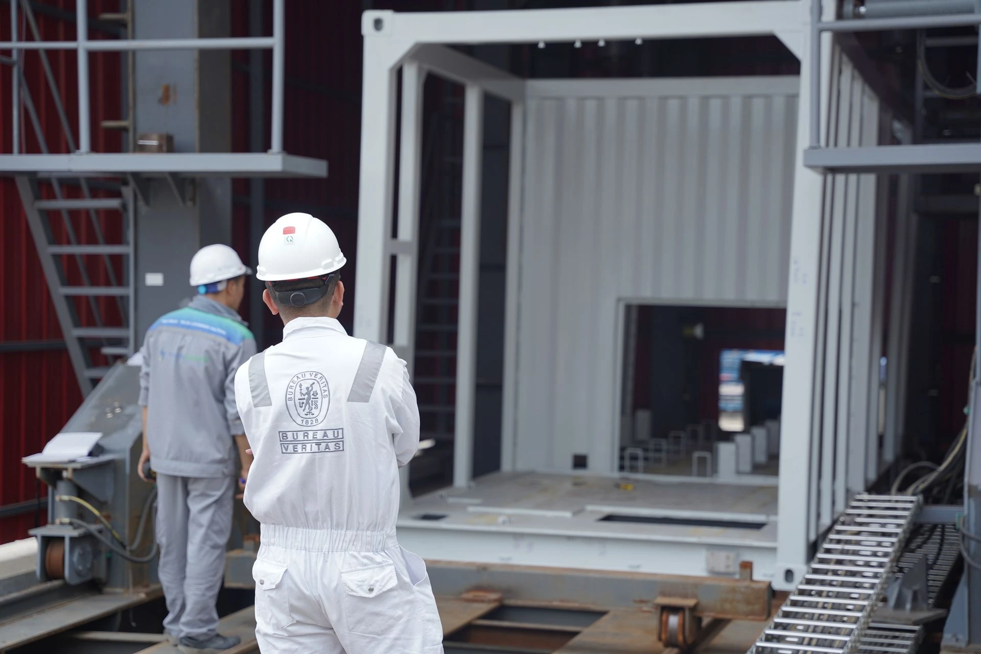 Vỏ Container BESS được kiểm tra tại Trạm kiểm định CSC của Nhà máy TaiyoEnergy