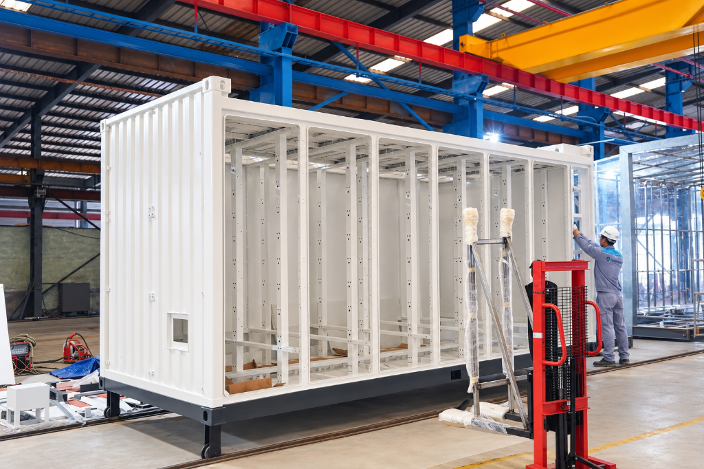 Vỏ container BESS do TaiyoEnergy sản xuất