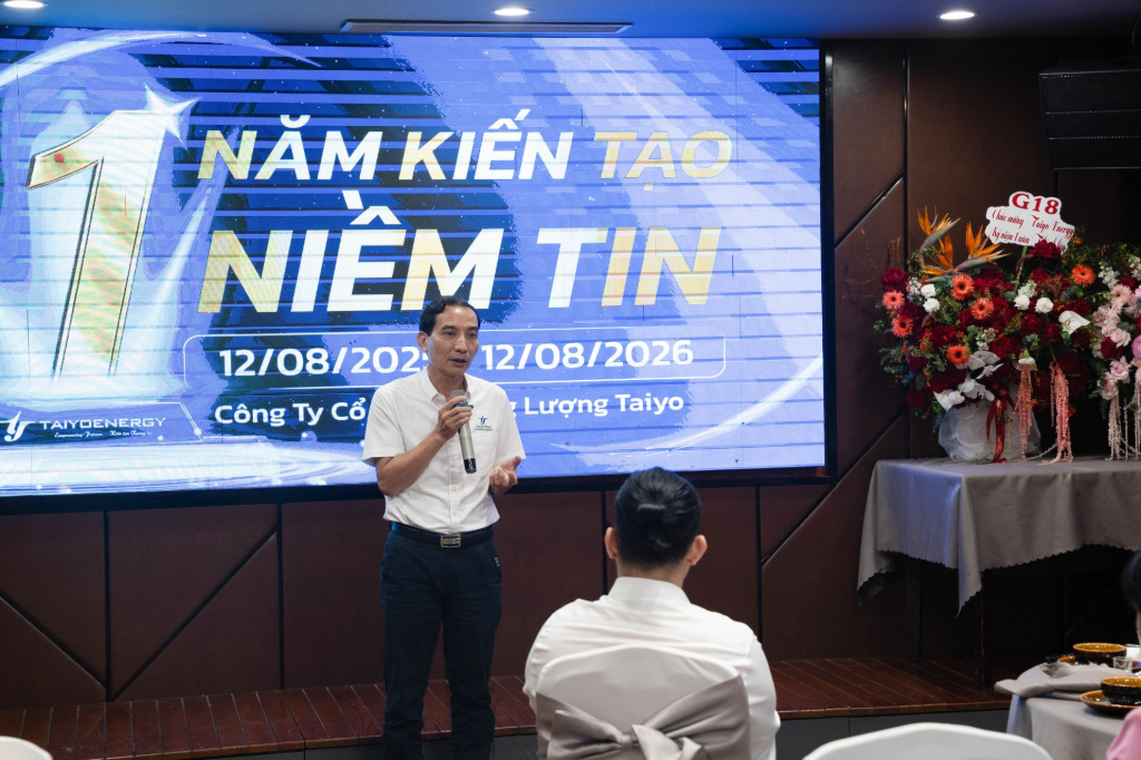 Ông Phạm Anh Tiến - Chủ tịch, Tổng Giám đốc TaiyoEnergy
