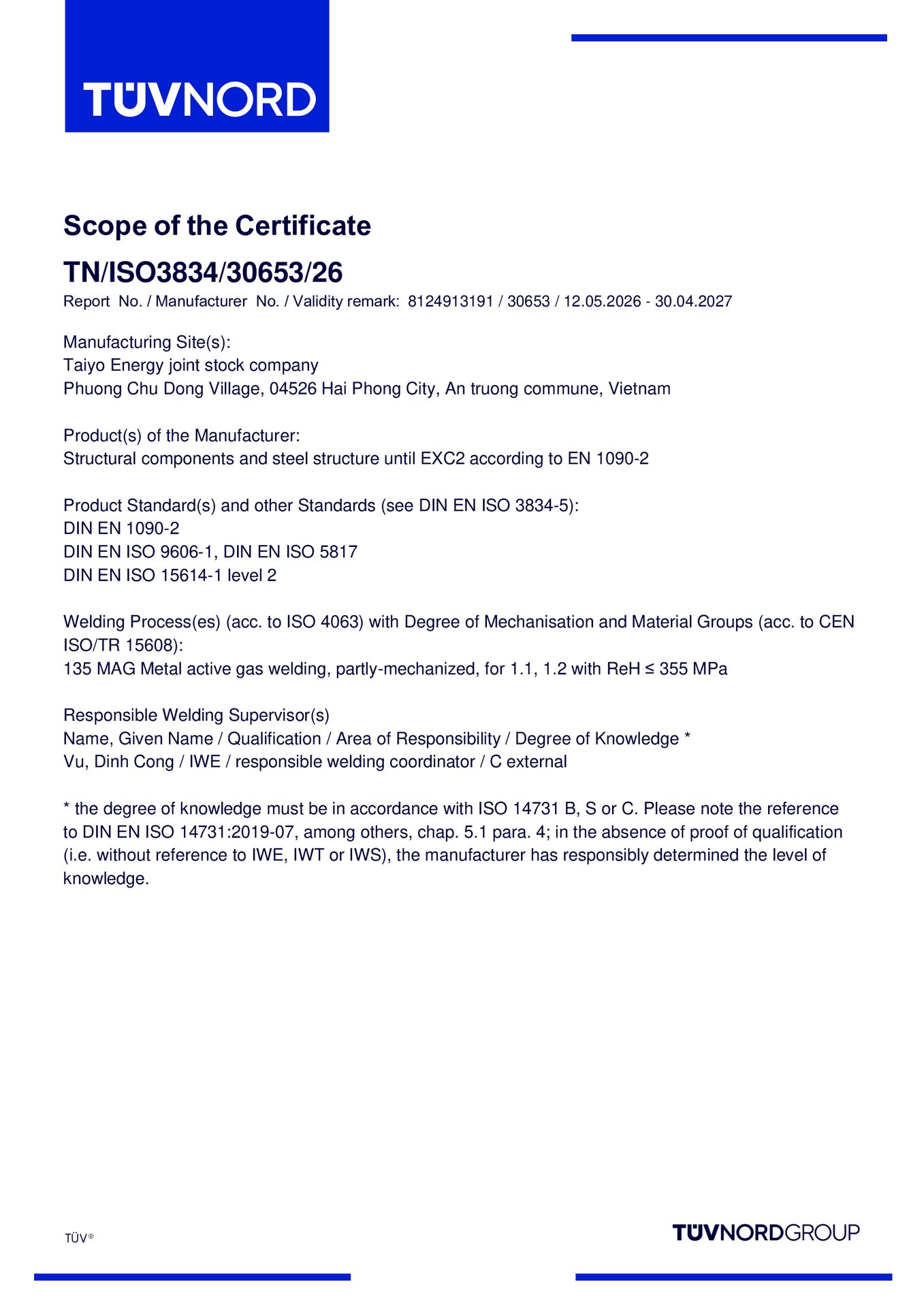 TaiyoEnergy-ISO 3834-2