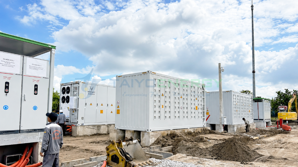 Taiyoenrgy bàn giao Container cho Vinfast Vinenergo
